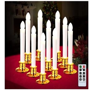 Sunolga 2 sets of 10 LED Flameless Candles with Remote